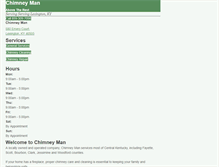 Tablet Screenshot of chimneymanky.com
